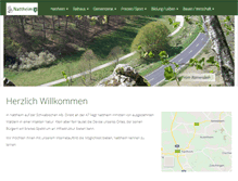 Tablet Screenshot of nattheim.de